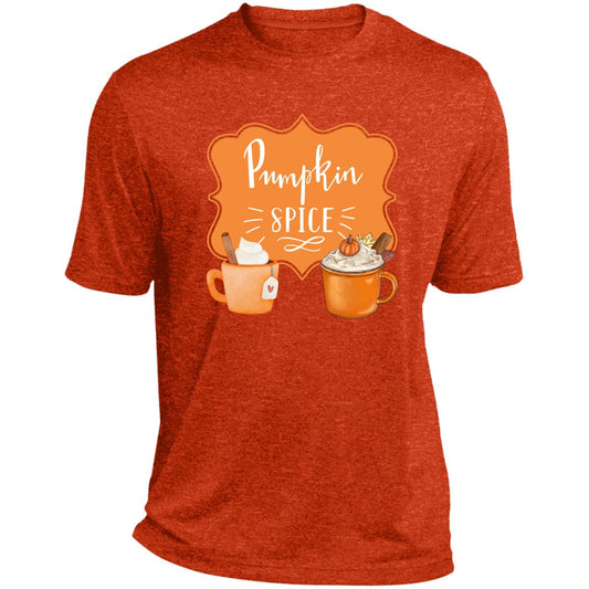 Pumpkin Spice Latte Orange CLOSEOUT -- Heather Performance Tee