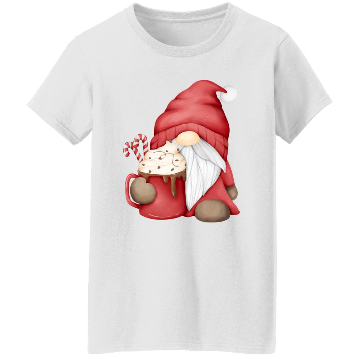 Hot Chocolate Gnome G500L Ladies' 5.3 oz. T-Shirt