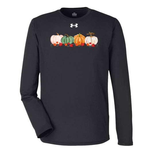 Pumpkins in a Row 1376843 Under Armour Team Tech Long Sleeve Tee