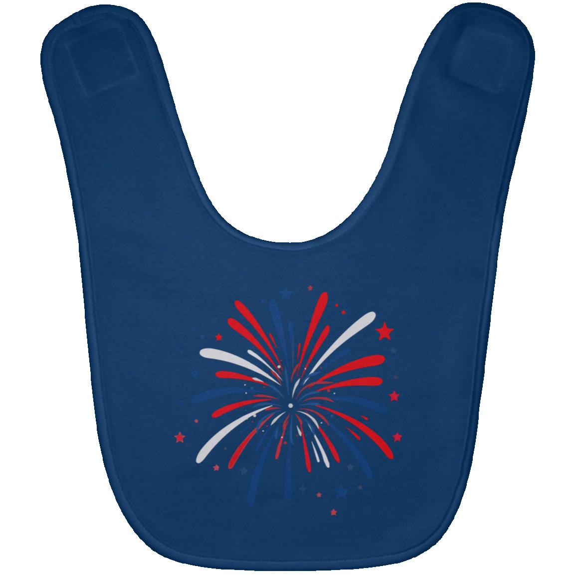 4th of July Firework -- Baby Bib