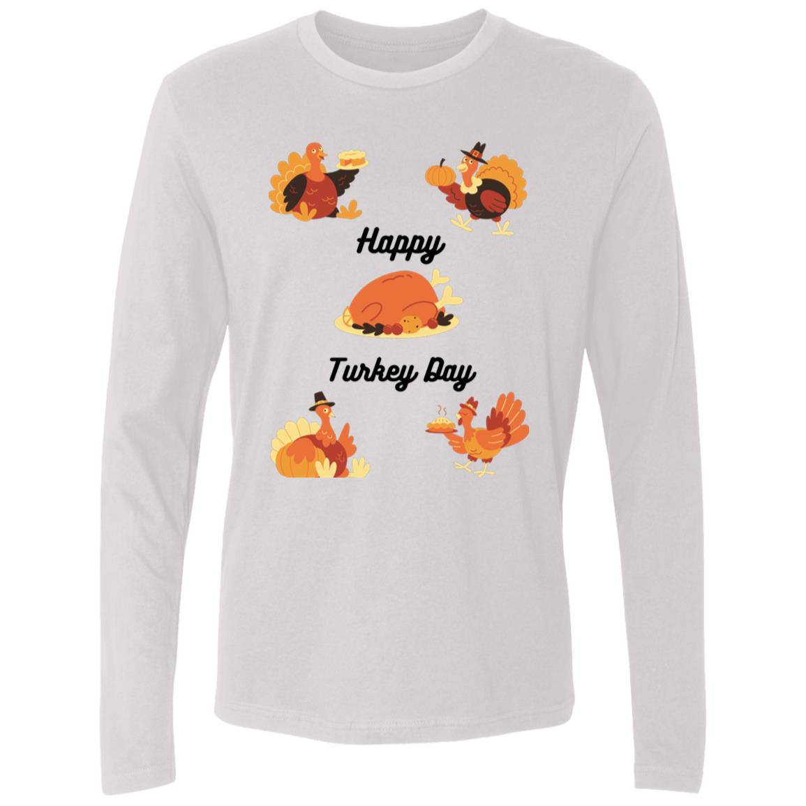 Happy Turkey Day -- Men's Premium LS