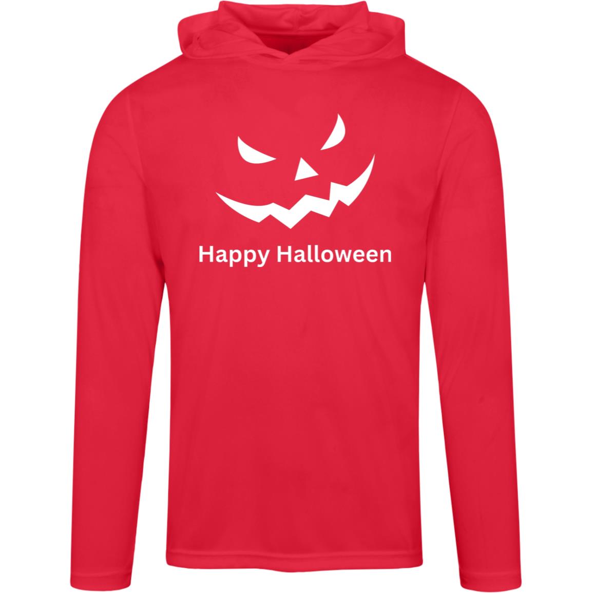 Scary Black Jack o' Lantern TT41 Team 365 Mens Zone Hooded Tee