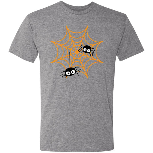 Spiders on Web -- Men's Triblend T-Shirt