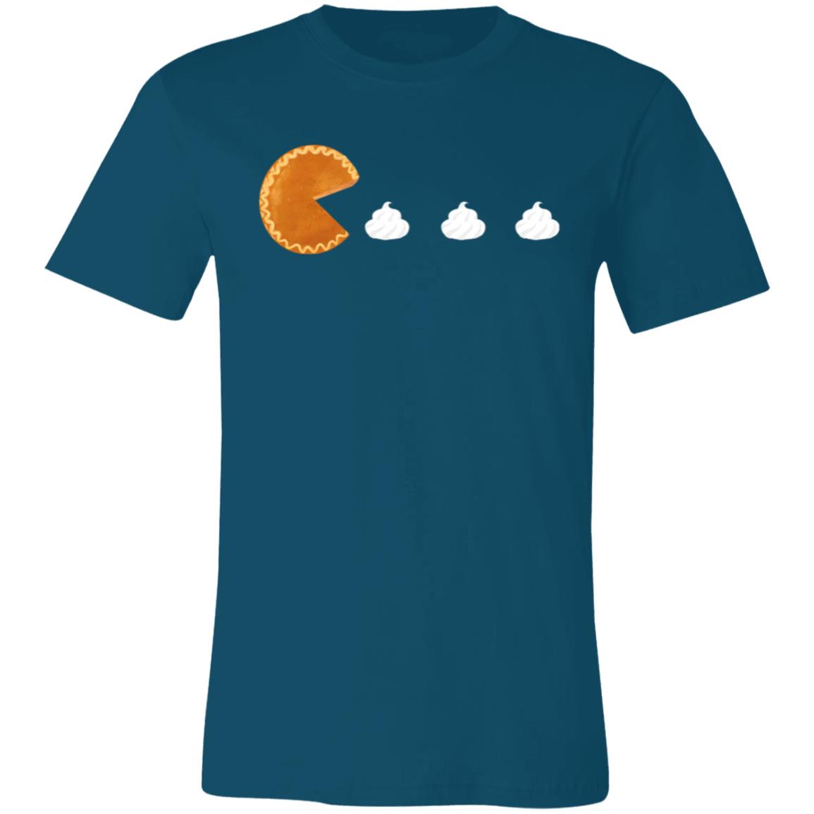 Pumpkin Pac Man -- Unisex Jersey Short-Sleeve T-Shirt