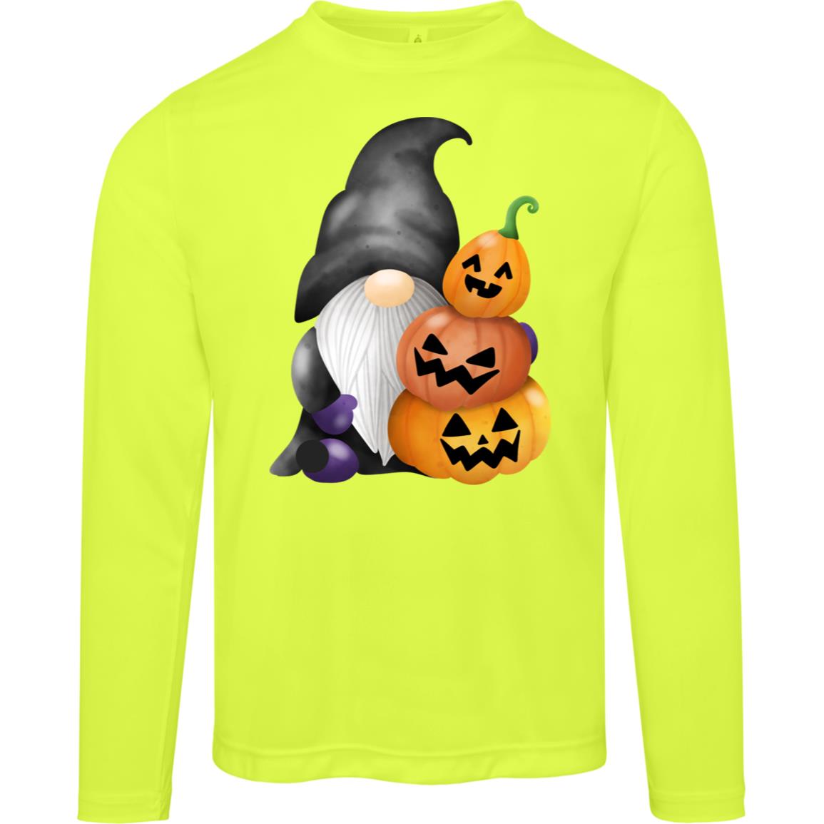 Gnome wJack o' Lanterns TT11L Team 365 Mens Zone Long Sleeve Tee