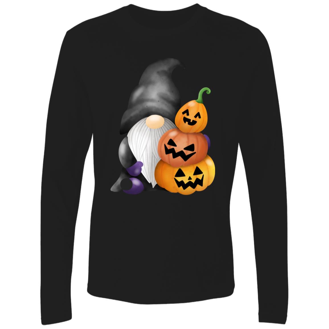 Gnome wJack o' Lanterns NL3601 Men's Premium LS