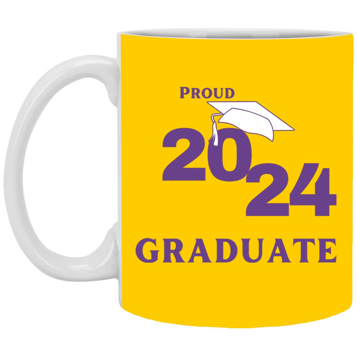 Proud graduate 2024 purple XP8434 11oz White Mug