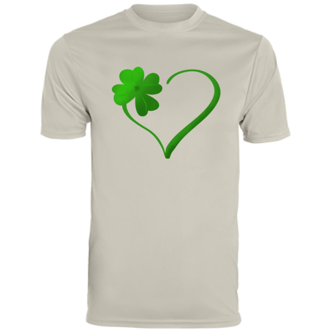 Clover Heart -- Men's Moisture-Wicking Tee