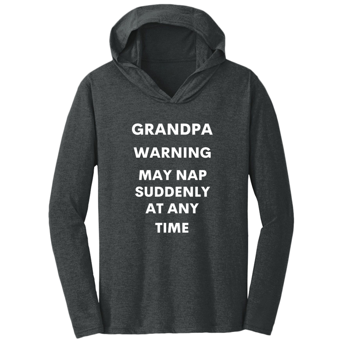 Grandpa Naps -- Triblend T-Shirt Hoodie