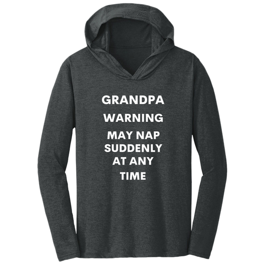 Grandpa Naps -- Triblend T-Shirt Hoodie