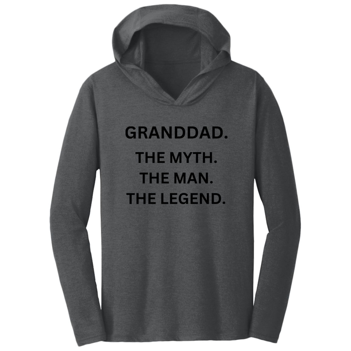 Granddad the Myth DM139 Triblend T-Shirt Hoodie