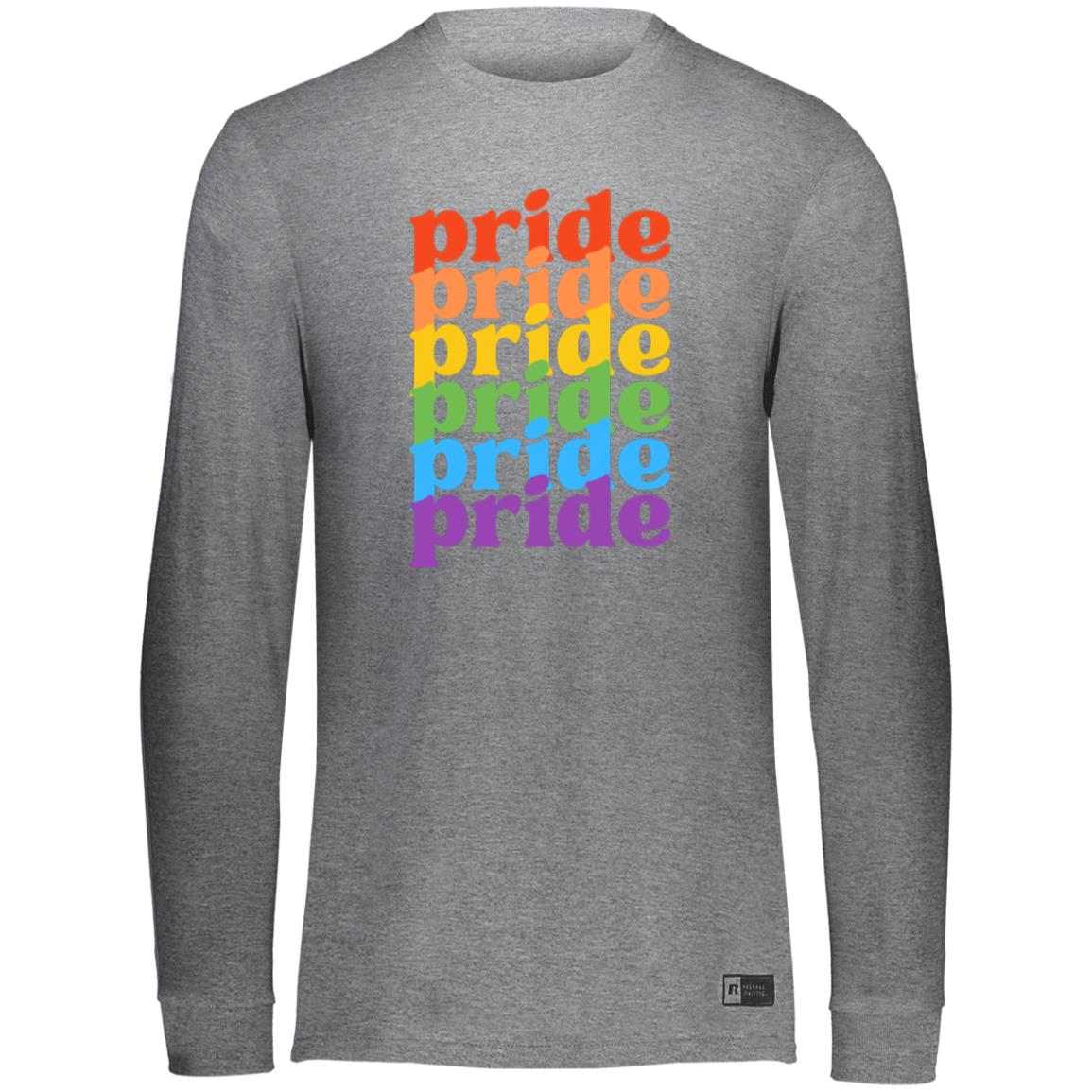 Pride, Pride, Pride -- Essential Dri-Power Long Sleeve Tee CLOSEOUT