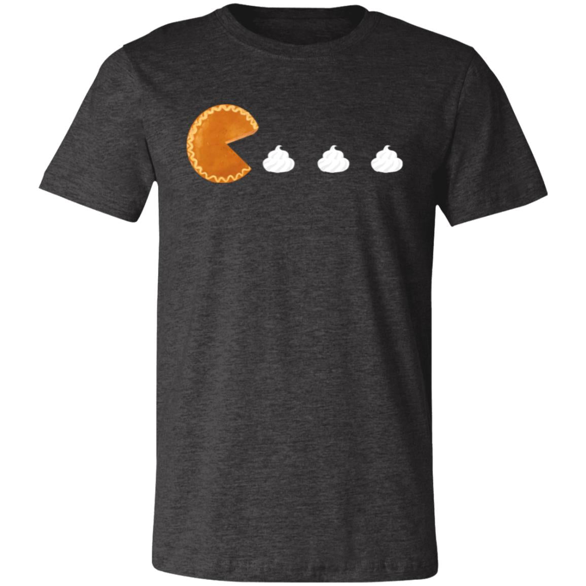 Pumpkin Pac Man -- Unisex Jersey Short-Sleeve T-Shirt