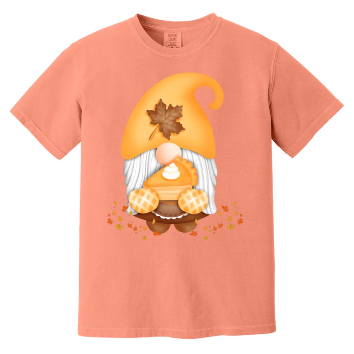 Gnome Pumpkin Pie CC1717 Heavyweight Garment-Dyed T-Shirt