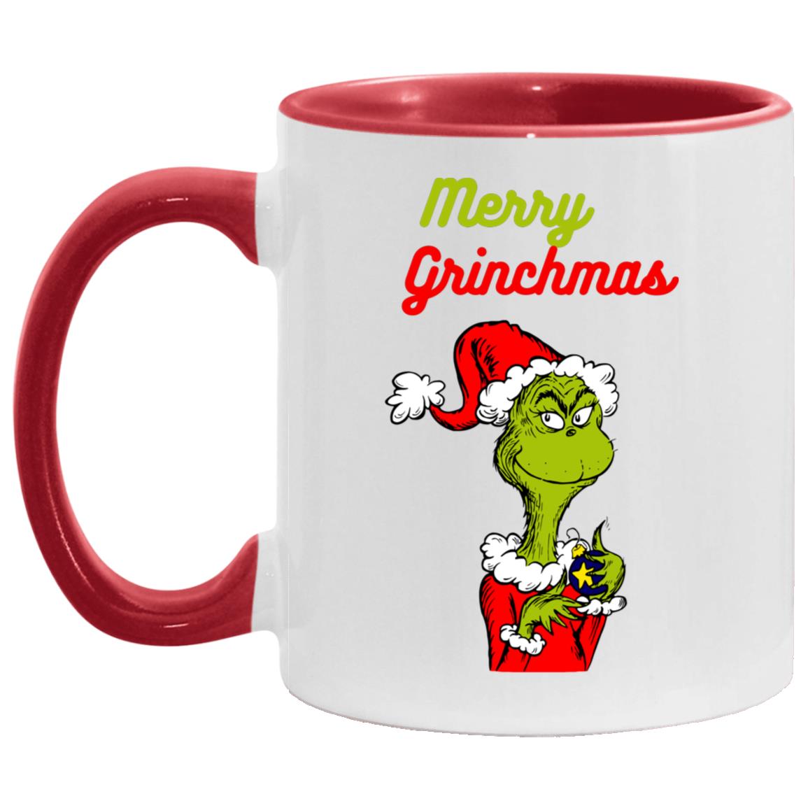 Merry Grinchmas 2 AM11OZ 11oz Accent Mug