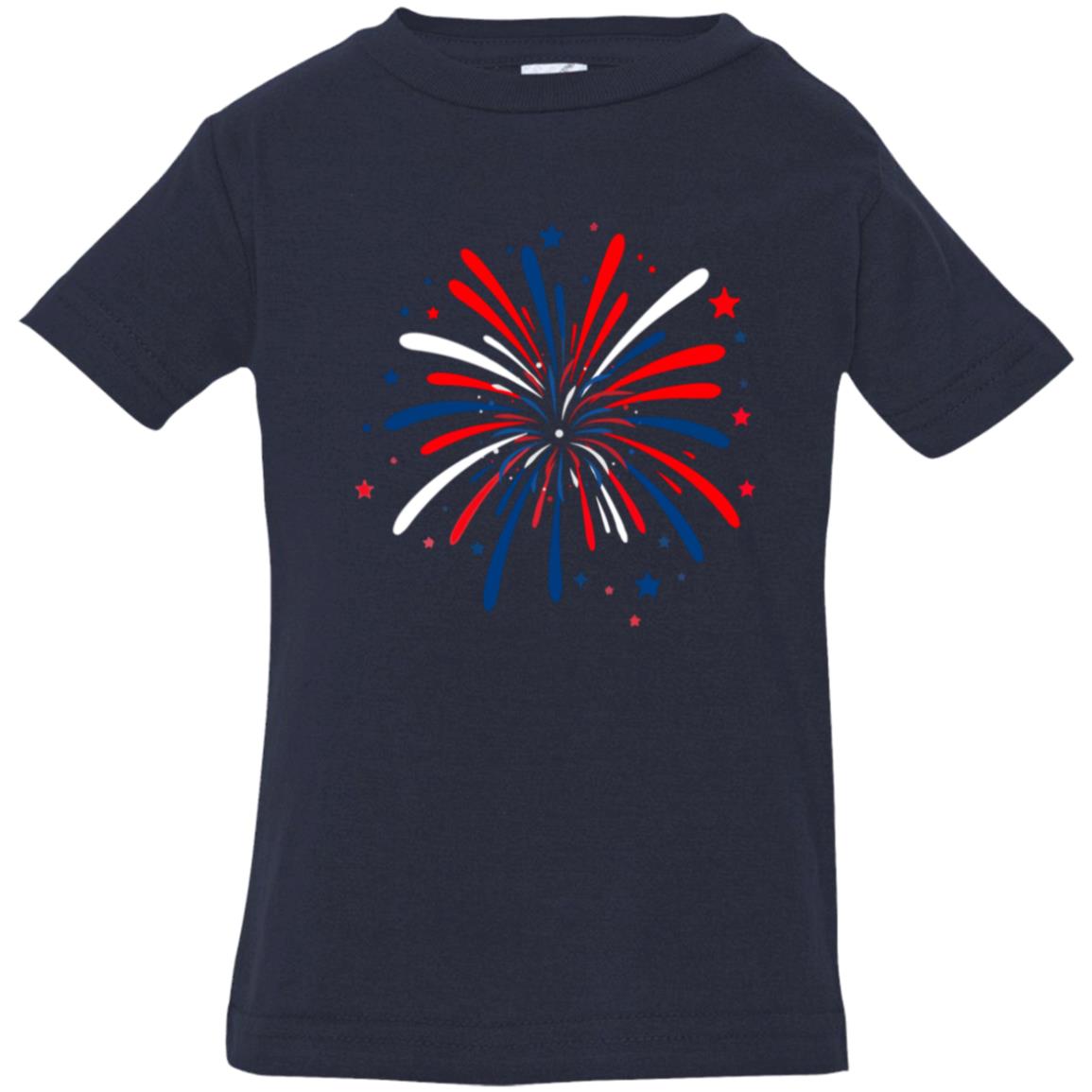 4th of July Firework -- Infant Jersey T-Shirt