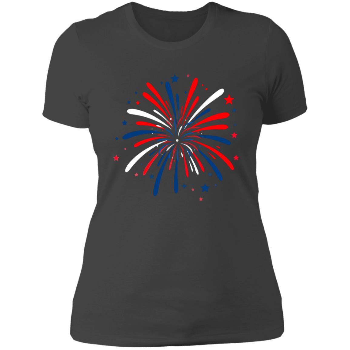 4th of July Firework NL3900 Ladies' Boyfriend T-Shirt