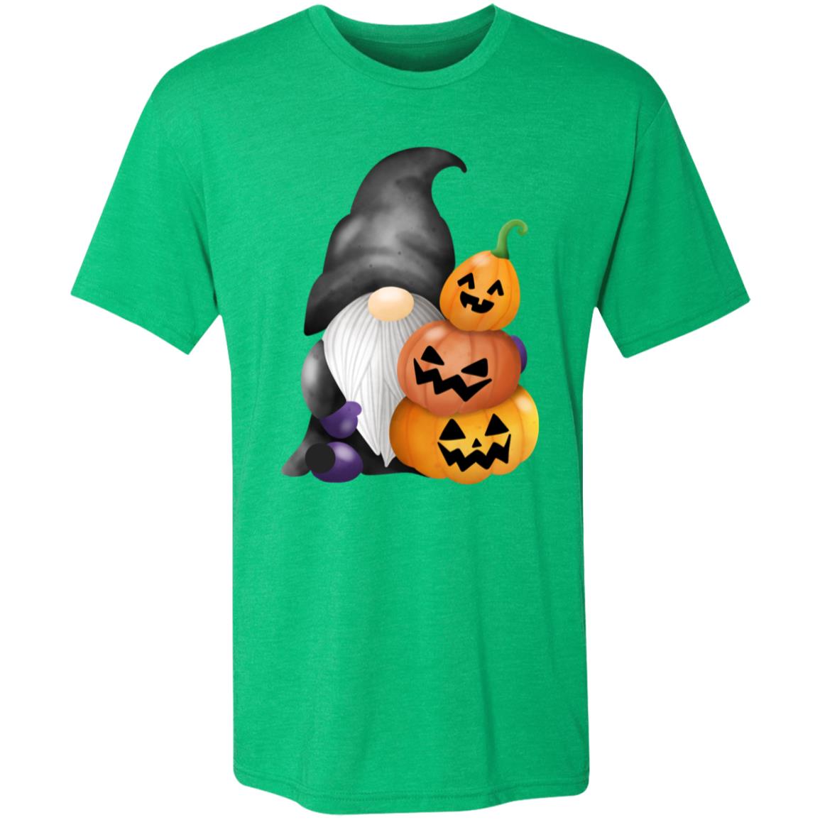 Gnome wJack o' Lanterns NL6010 Men's Triblend T-Shirt