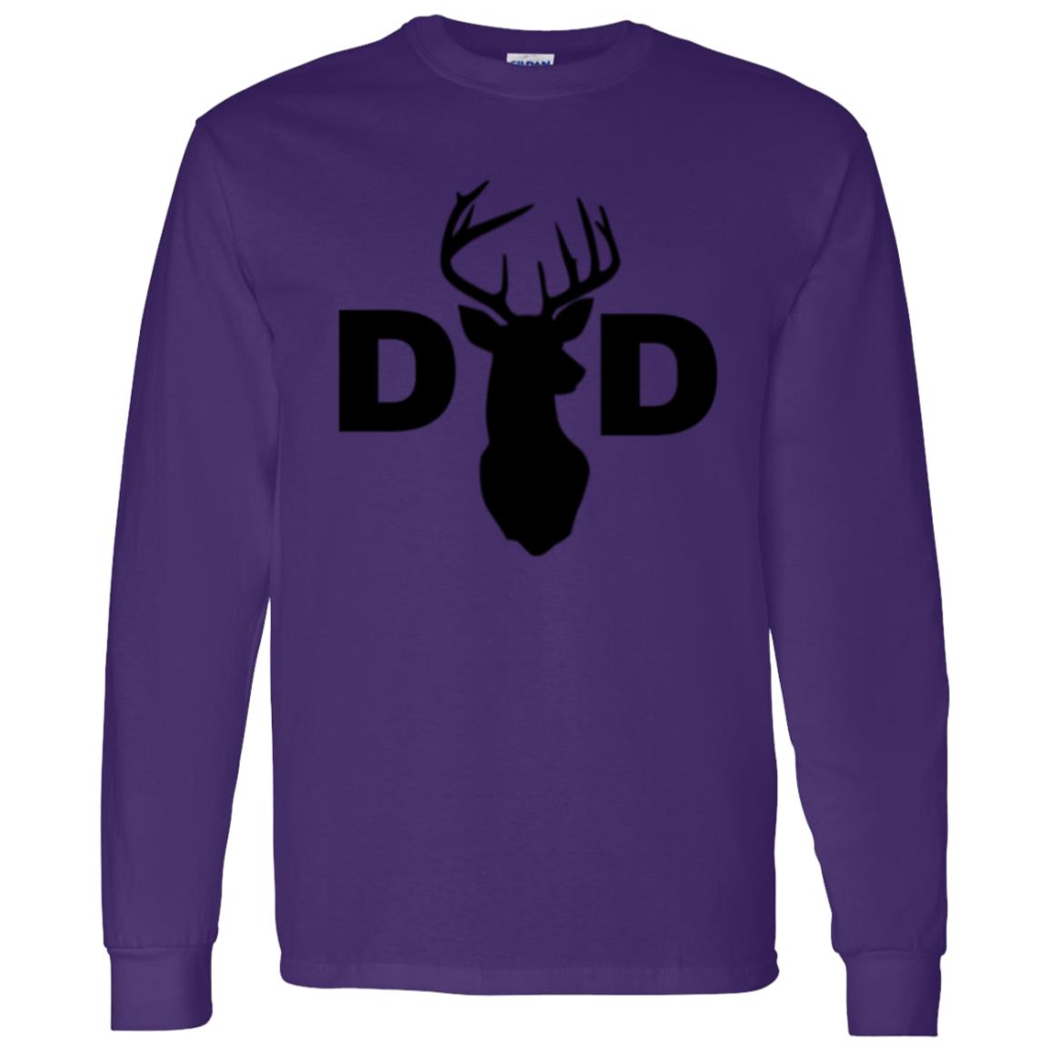 Dad Deer Dad -- LS T-Shirt 5.3 oz.