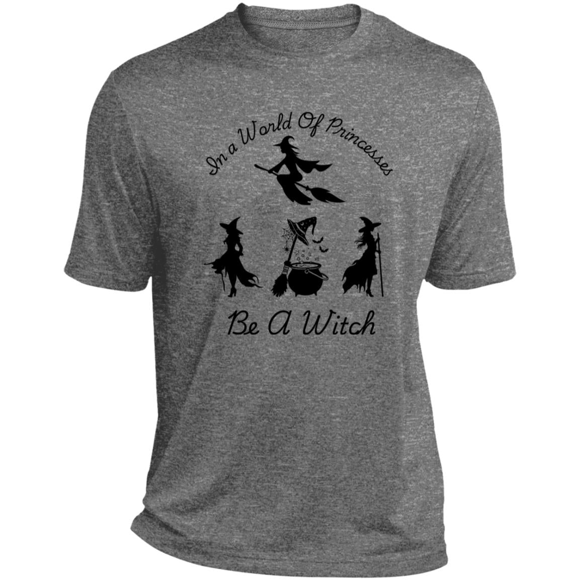 Be a Witch CLOSEOUT -- Heather Performance Tee