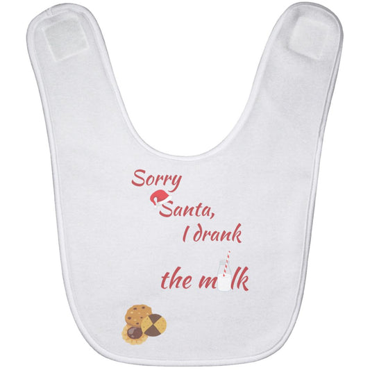 Sorry Santa, I drank the milk BABYBIB Baby Bib