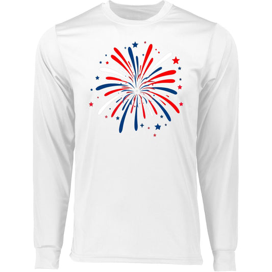 4th of July Firework CLOSEOUT - 788 Long Sleeve Moisture-Wicking Tee