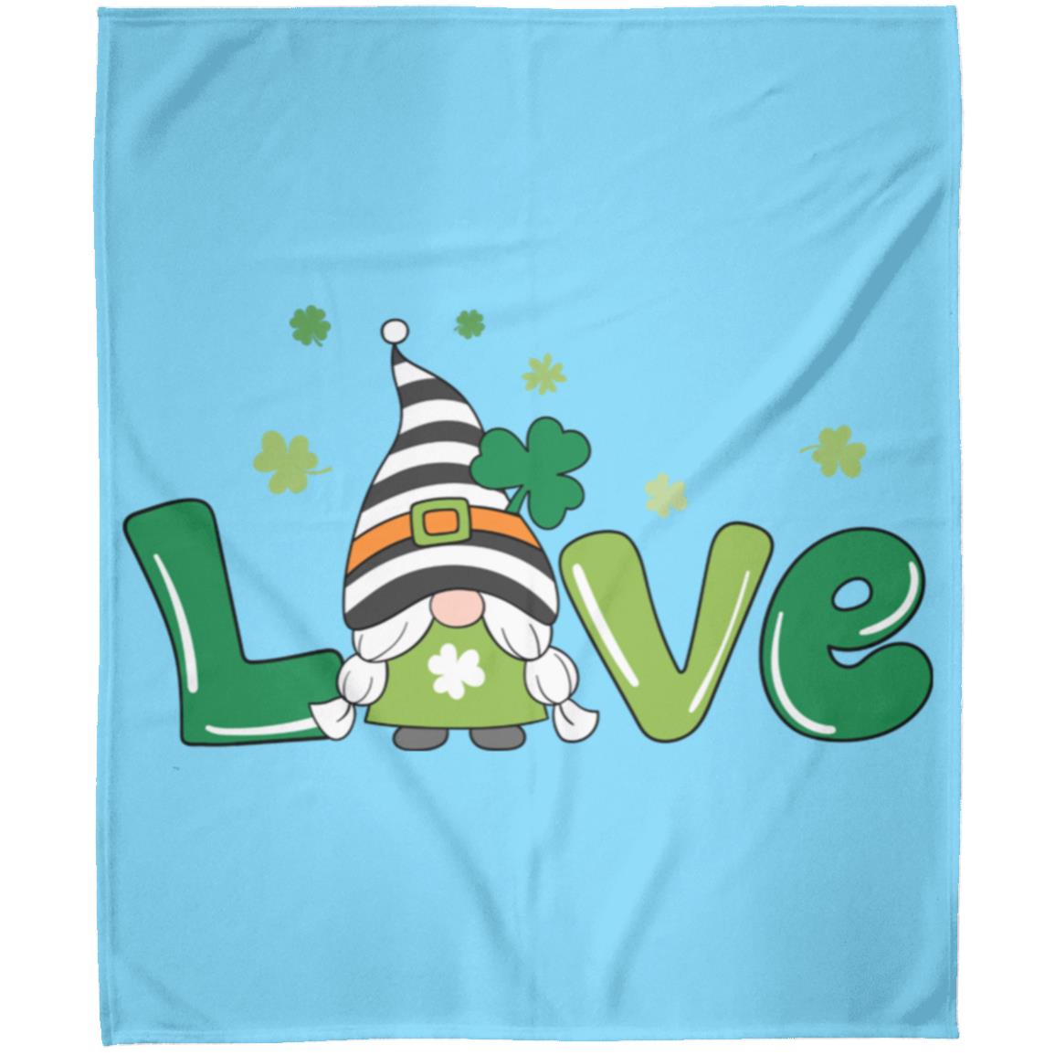 clover love gnome FLM Arctic Fleece Blanket 50x60