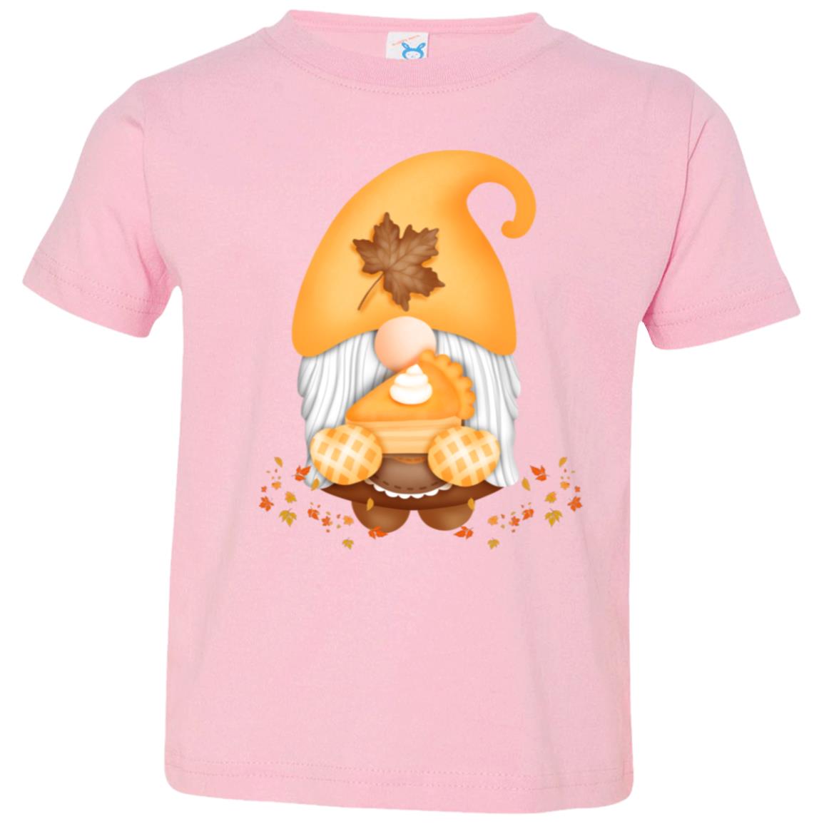 Gnome Pumpkin Pie 3321 Toddler Jersey T-Shirt