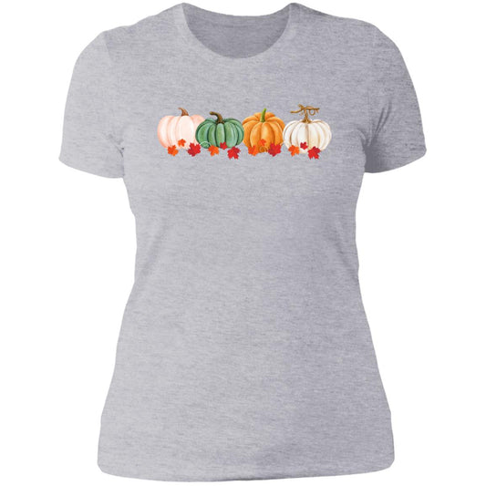 Pumpkins in a Row NL3900 Ladies' Boyfriend T-Shirt