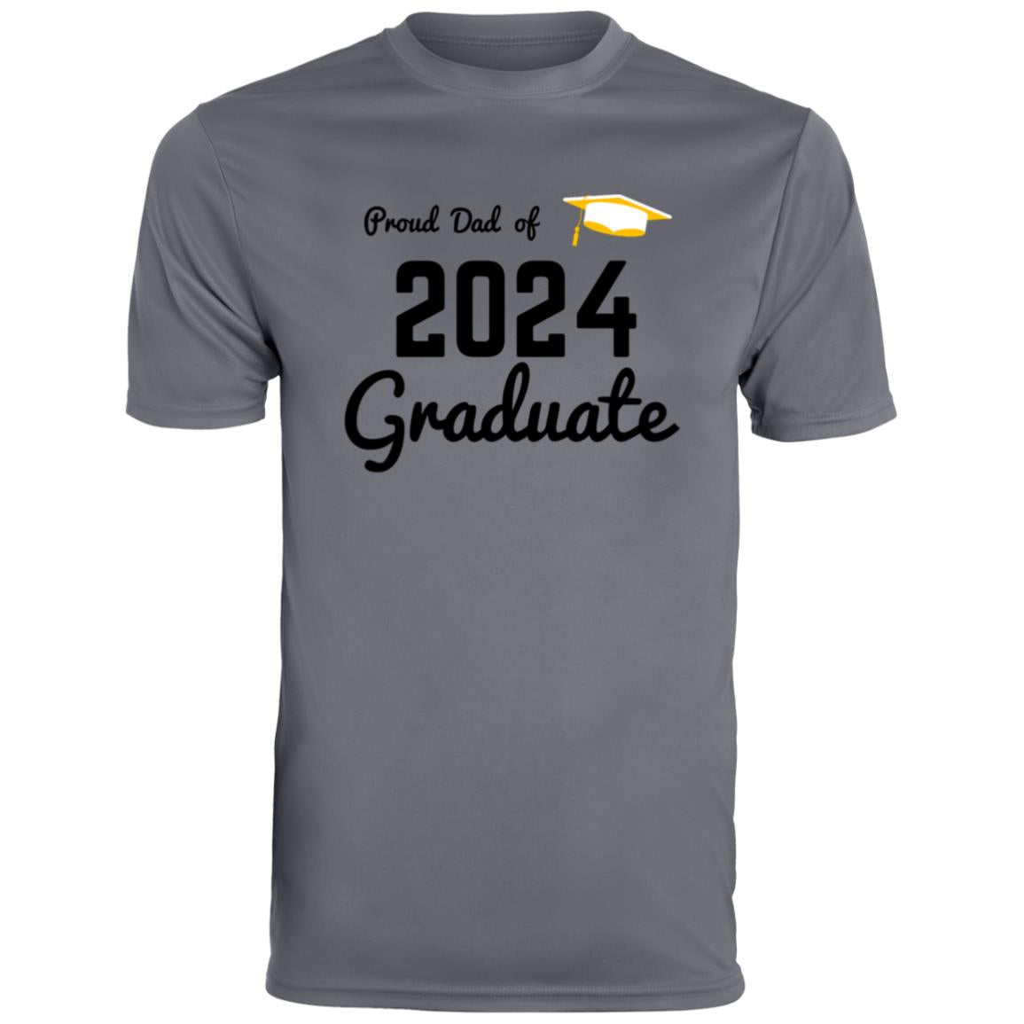 Proud Dad -- Graduate 2024 -- Men's Moisture-Wicking Tee