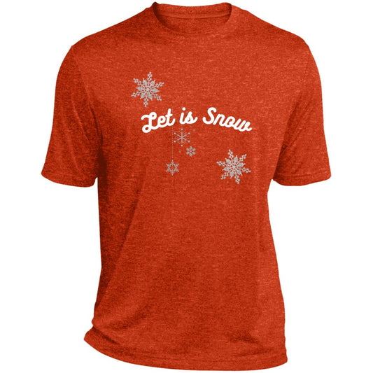 Let is Snow CLOSEOUT -- Heather Performance Tee