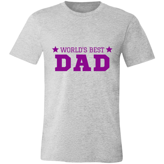 World's Best Dad -- Unisex Jersey Short-Sleeve T-Shirt