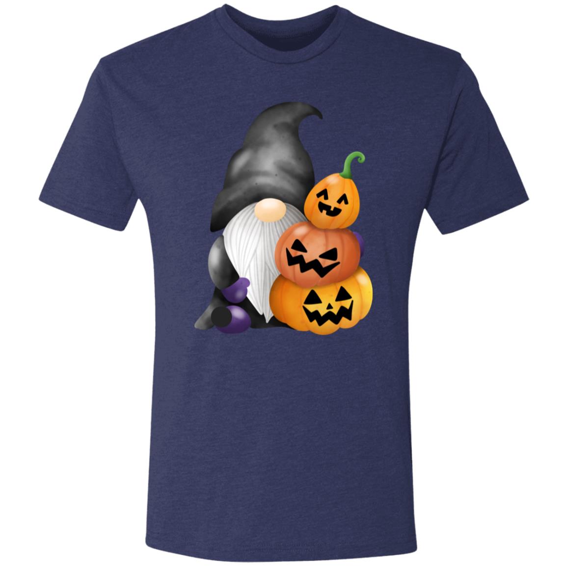 Gnome wJack o' Lanterns NL6010 Men's Triblend T-Shirt