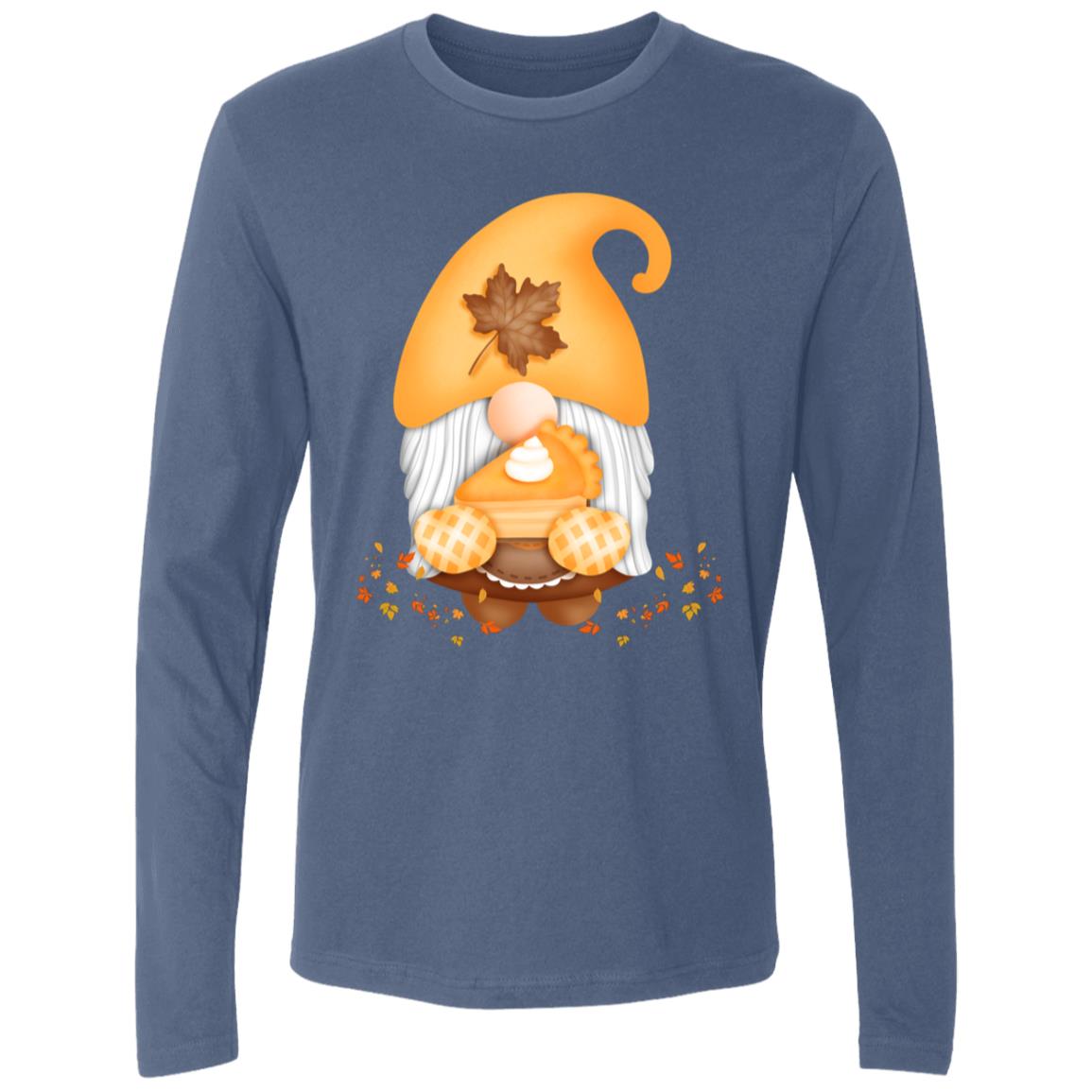 Gnome Pumpkin Pie NL3601 Men's Premium LS