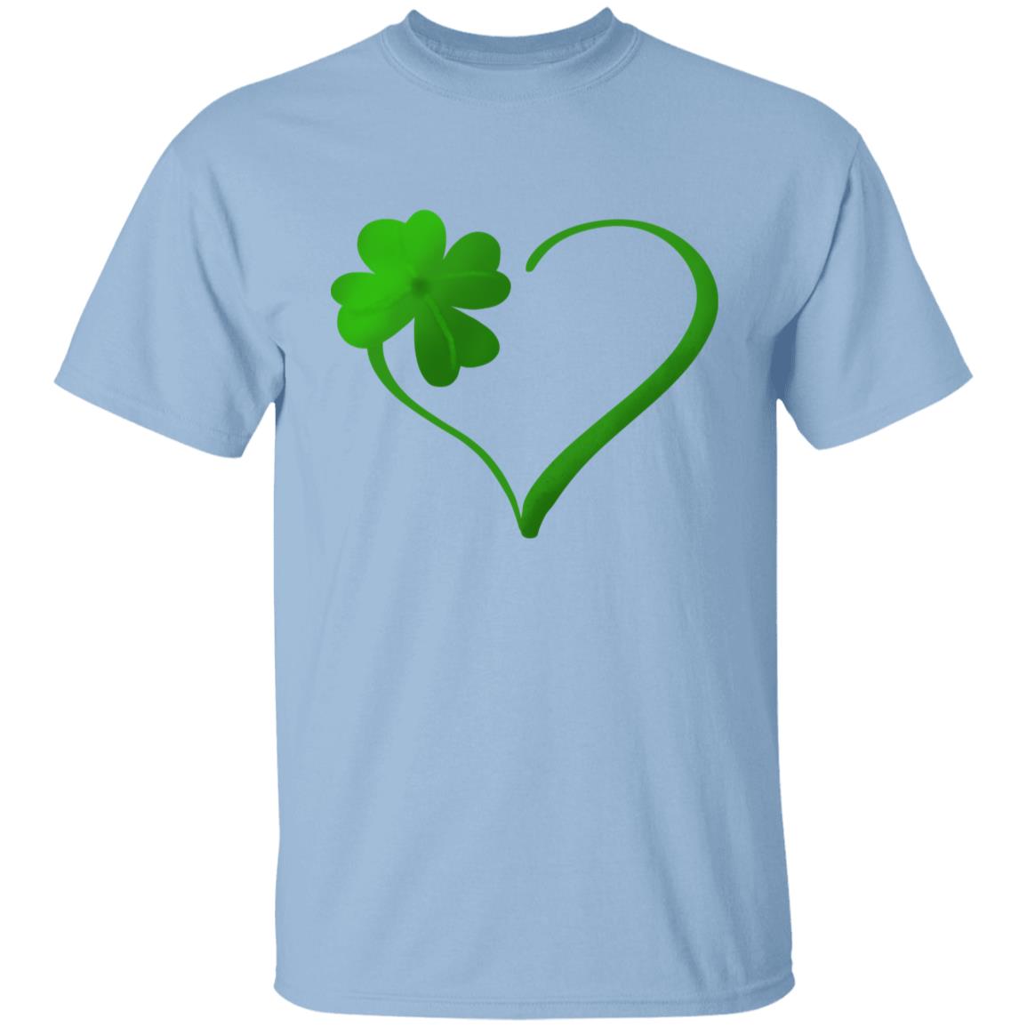 Clover Heart -- Youth 5.3 oz 100% Cotton T-Shirt