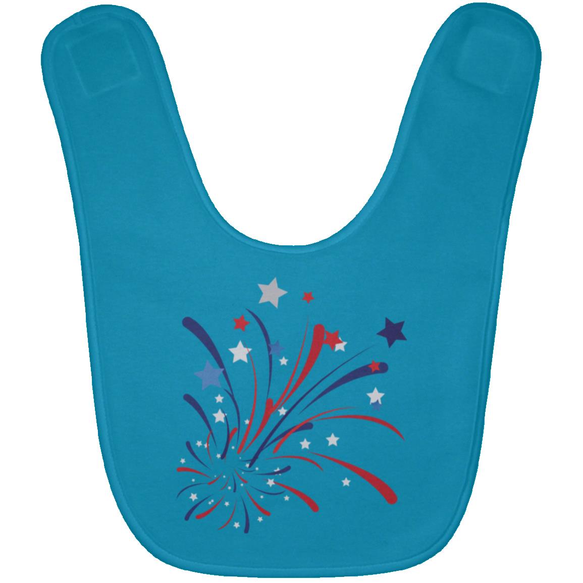 4th of July Firework -- Baby Bib