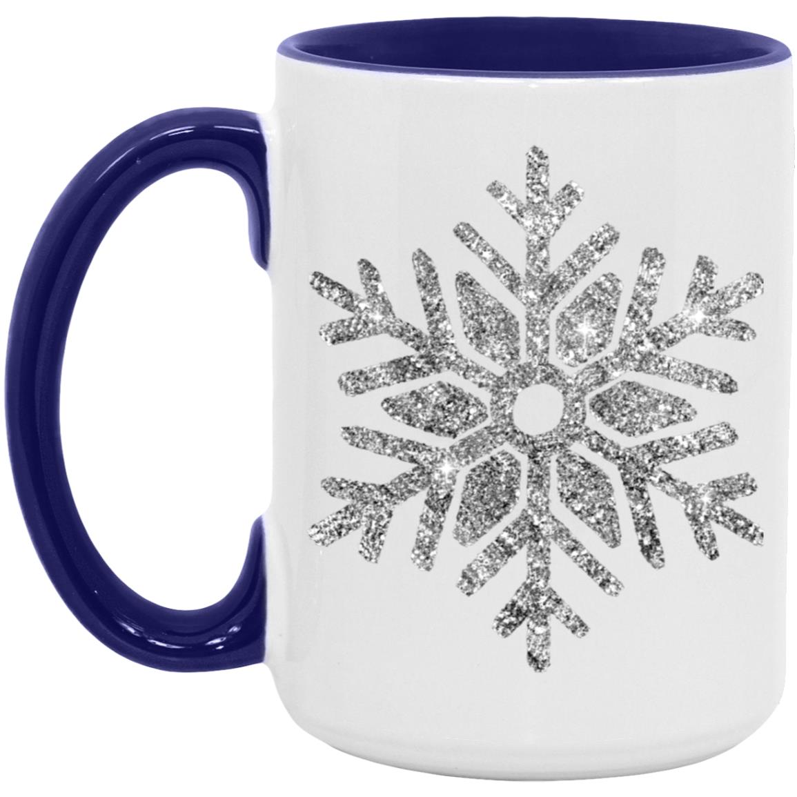 Sliver Snowflake AM15OZ 15oz Accent Mug