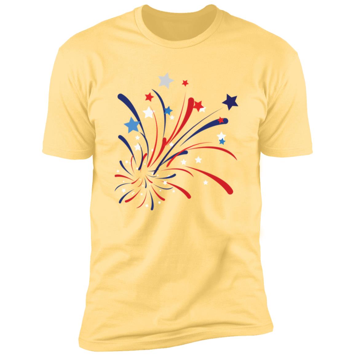 4th of July Firework -- Premium Short Sleeve T-Shirt