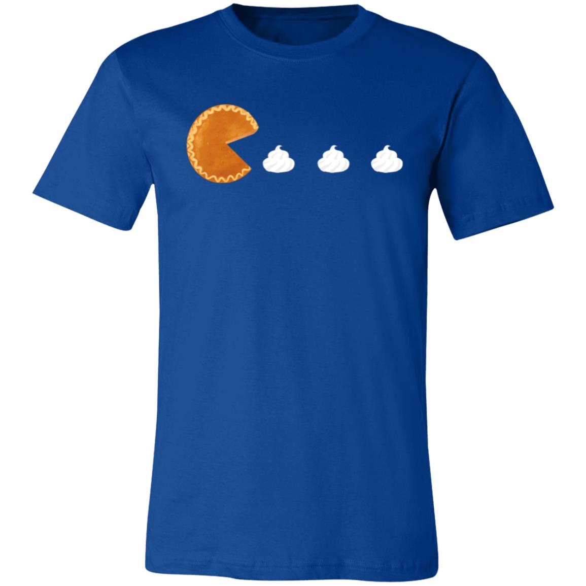 Pumpkin Pac Man -- Unisex Jersey Short-Sleeve T-Shirt