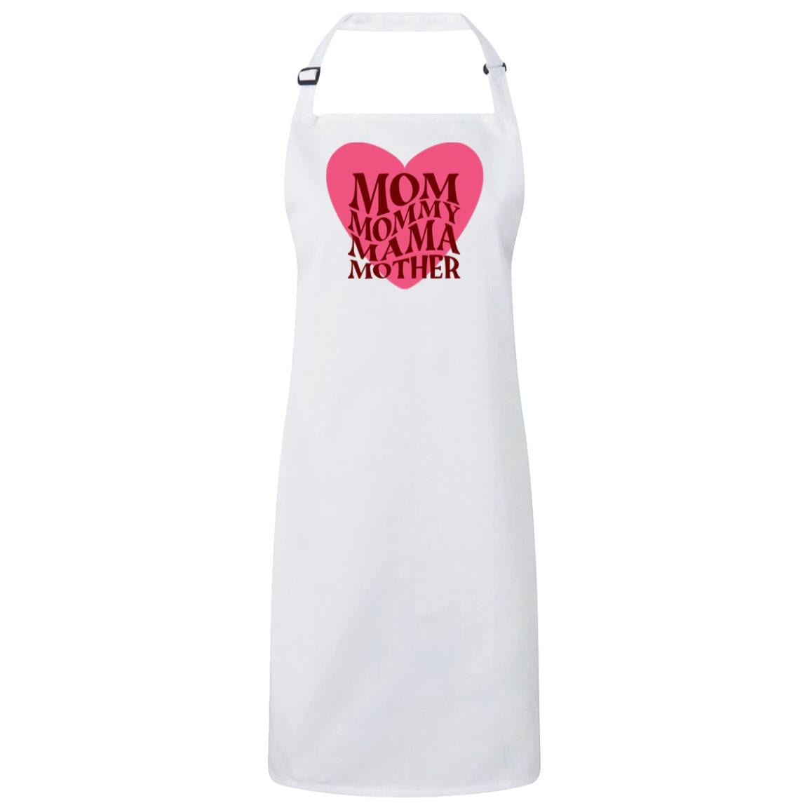 Mom, Mommy, Mama, Mother -- Sustainable Unisex Bib Apron