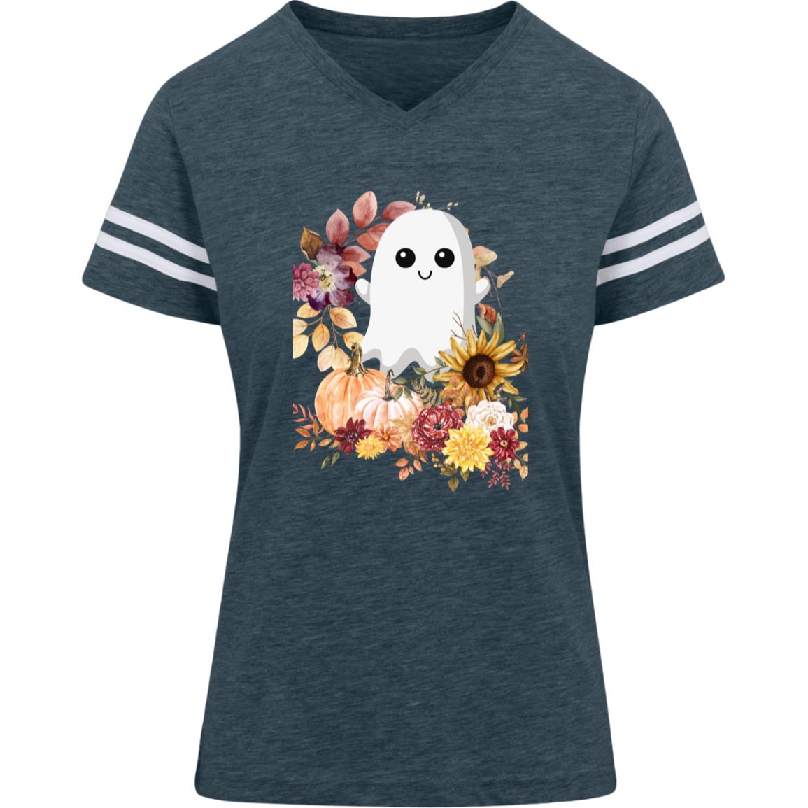 Fall Ghost -- Womens' Football Tee