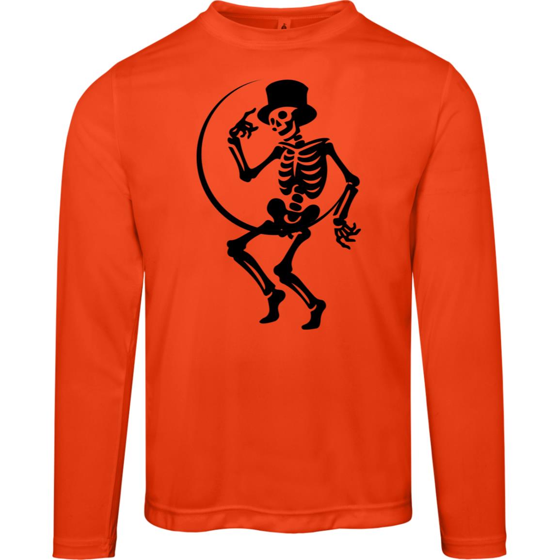 Moon and Skeleton -- Men's Zone Long Sleeve Tee