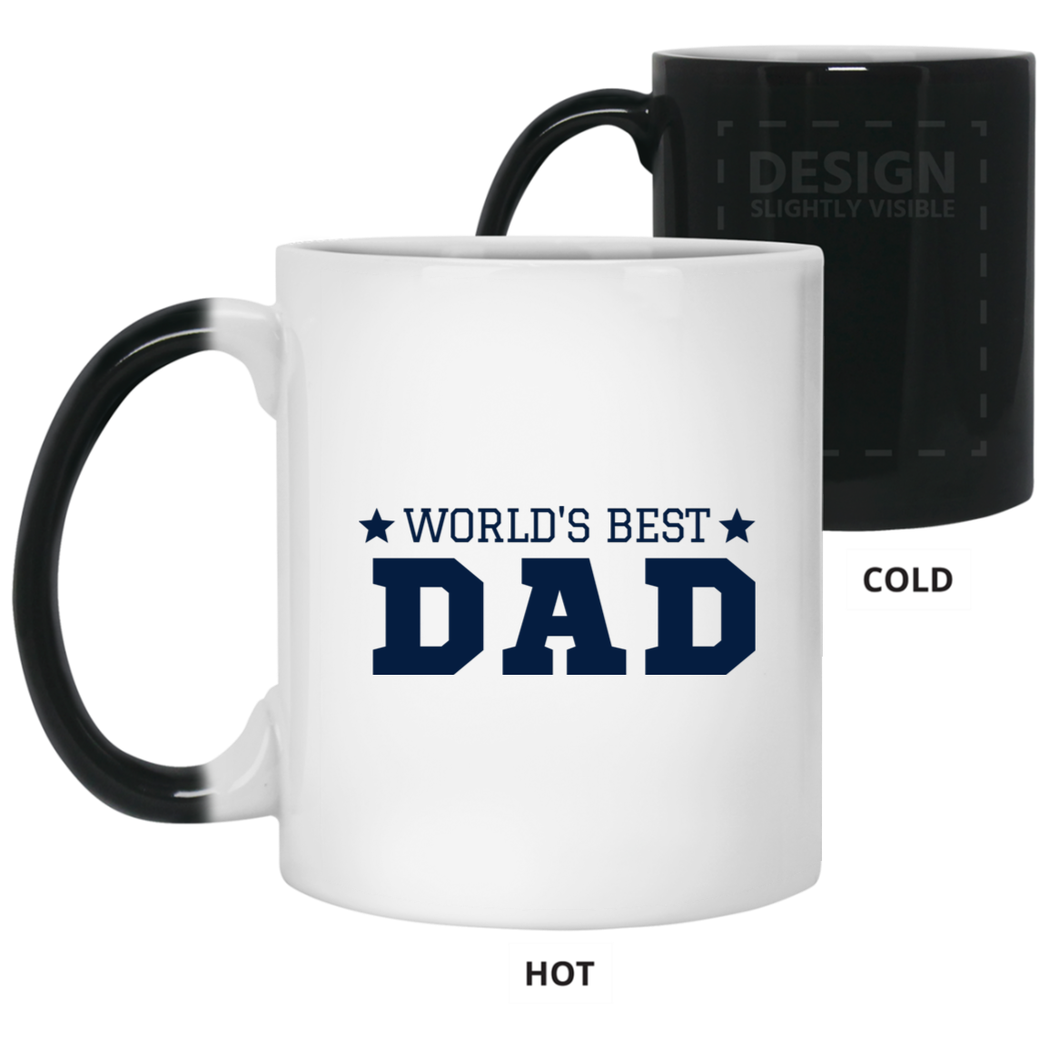 World's Best Dad -- Color Changing Mug
