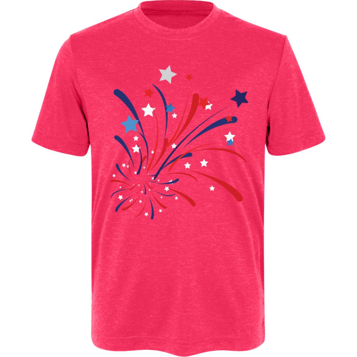 4th of July Firework -- Kids Sonic Heather Tee