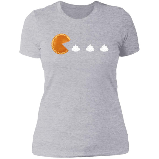 Pumpkin Pac Man -- Ladies' Boyfriend T-Shirt