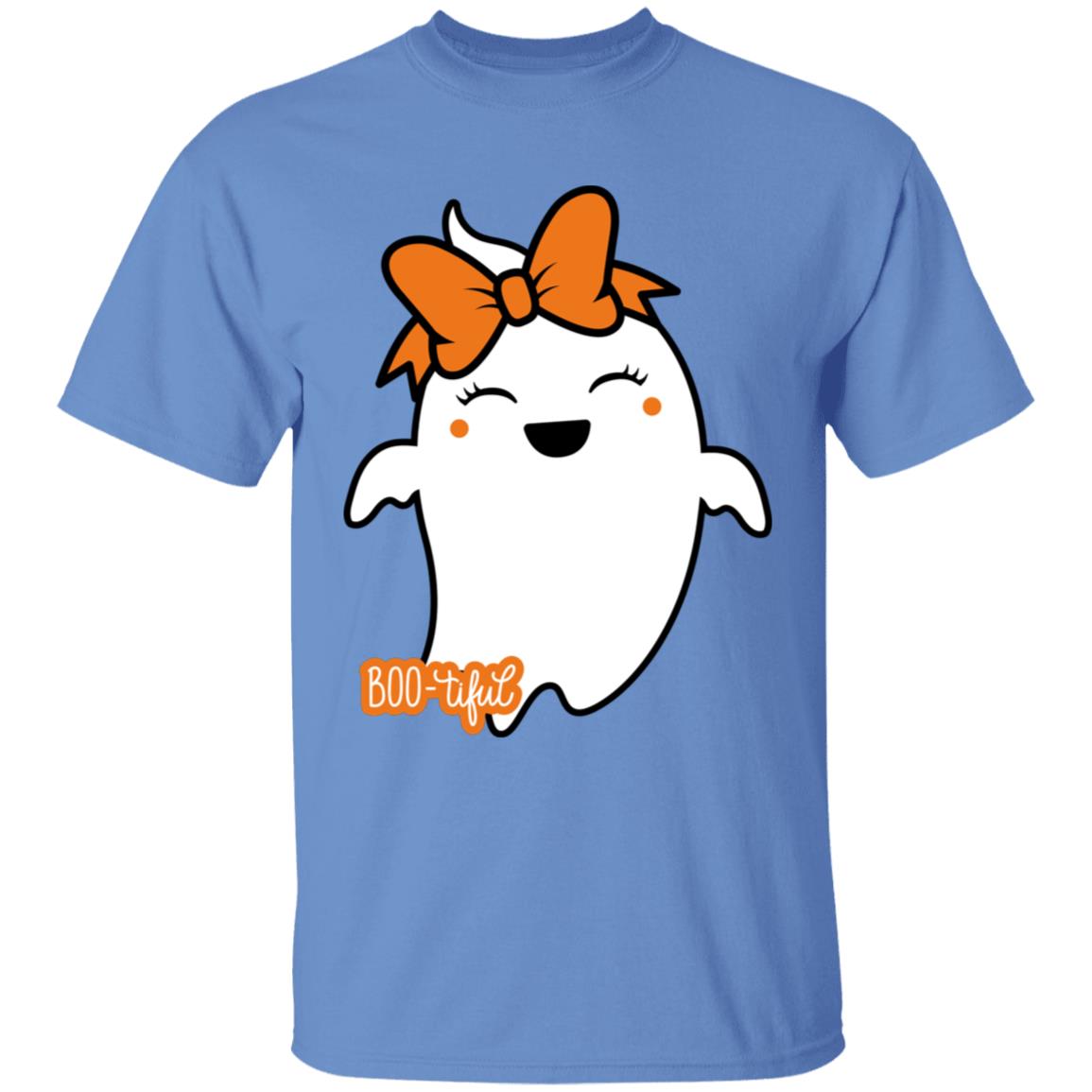 Boo-tiful Ghost with Bow G500B Youth 5.3 oz 100% Cotton T-Shirt