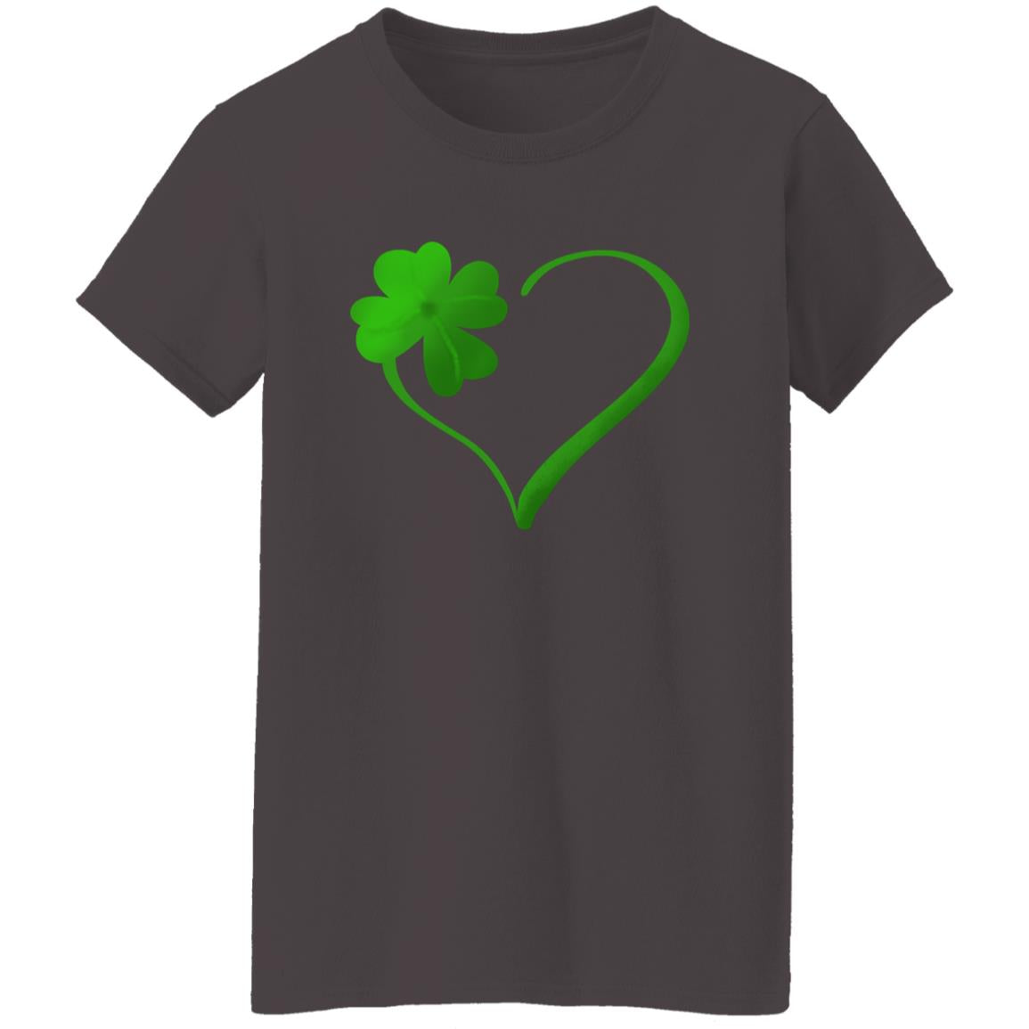 Clover Heart - - Ladies' 5.3 oz. T-Shirt