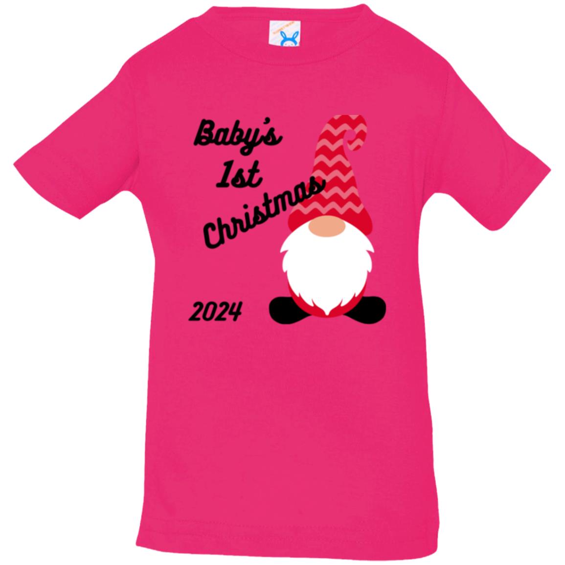 Baby’s 1st Gnome Christmas Ornament -- Infant Jersey T-Shirt