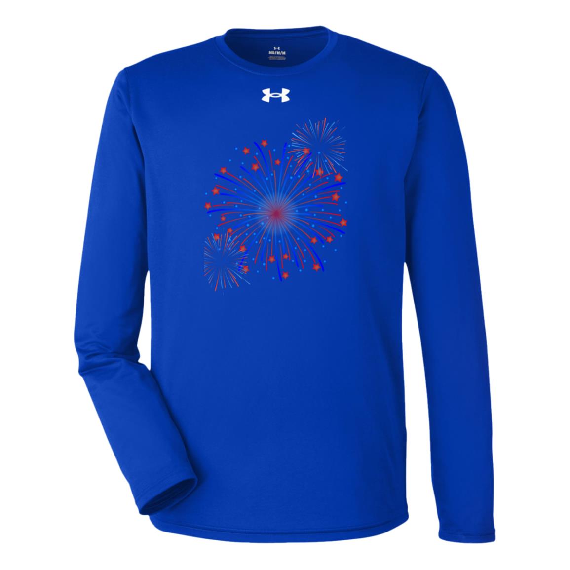 4th of July Fireworks (1) 1376843 Under Armour Team Tech Long Sleeve Tee