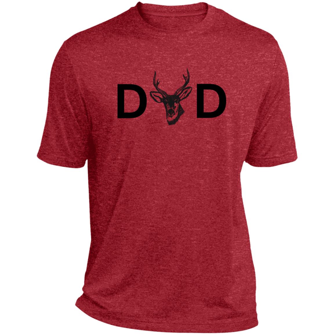 D deer D CLOSEOUT -- Heather Performance Tee